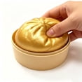 thumbnail image 5 of Dumpling Squishies Toys, Gold Big Squeeze Squishies Toys for Kidults Teens Adults, Stree Ball, Idea Gift, 5 of 6