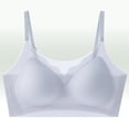 thumbnail image 2 of Jinhomg Soft Bralettes for Women Soft Touch Workday Layering Wirefree Bralette No Print Pullover Style for Everyday Casual Wear, Soft Support, for Smooth Styling Blue XL, 2 of 6