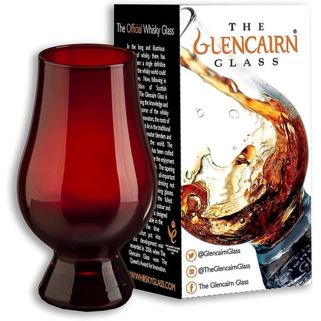 Glencairn Red Whisky Glass in Gift Carton