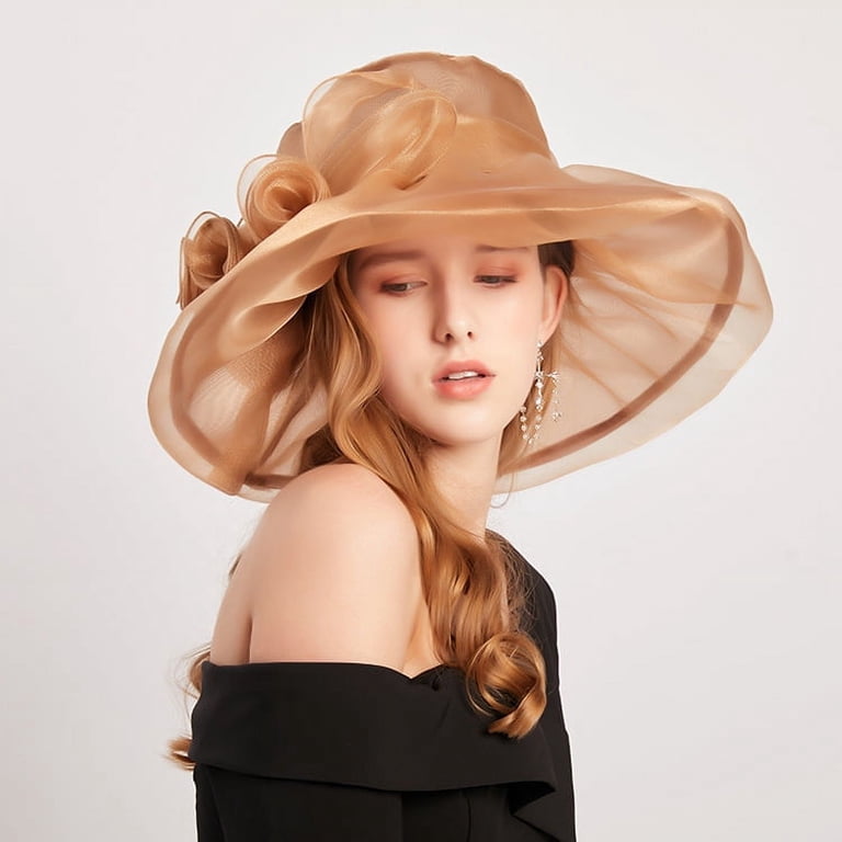 Women Derby Hats Church Dress Floral Tea Party Fascinators  display picture 1