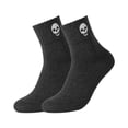 thumbnail image 2 of AirLoni Women’s Halloween Ankle Socks Cute Pattern Embroidery Elastic Solid Cotton Short Socks Fall Winter Warm Crew Socks For Daily Casual Halloween, 2 of 9