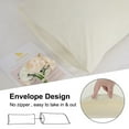 thumbnail image 4 of Unique Bargains Silky-Soft Pillowcase Microfiber Body Pillow Case Cover with Envelope Closure, 4 of 9