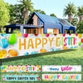 thumbnail image 7 of Moocorvic Happy Easter Banners for Outside Garden 9.84 Ft, Large Long Spring Easter Bunny Theme Party Decorations, 7 of 7