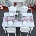 thumbnail image 4 of 4 piezas de decoración de mesa de comedor de cocina de estilo rústico, decoración navideña para el hogar, suministros para fiestas en interiores y exteriores, 14 x 71 pulgadas, 4 of 5