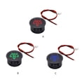 thumbnail image 4 of Voltímetro digital de alto rendimiento Moyic ABS con pantalla LED Rojo, 4 of 6