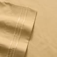 thumbnail image 2 of 1800 Series 4 Piece Deep Pocket Bedroom Bed Sheet Set Twin XL - Camel, 2 of 2