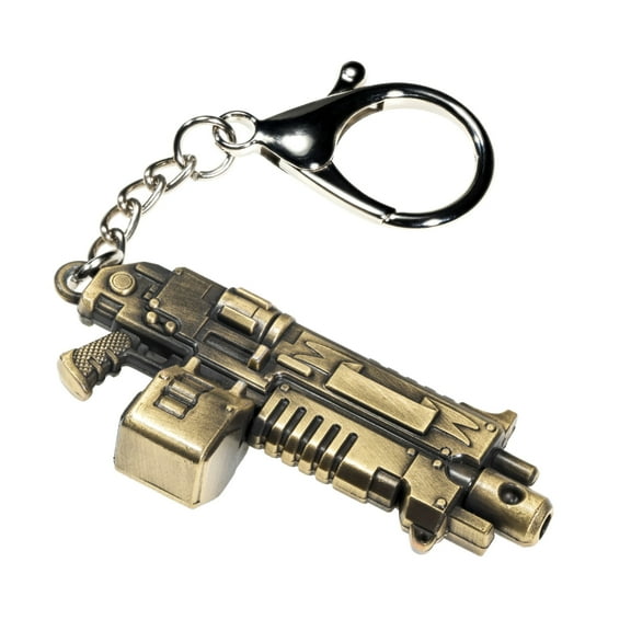 Starforged Warhammer 40K Space Marines Boltgun Keychain Space Marine 2 Weapon Pendant