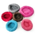 thumbnail image 3 of Farfi Hamster Mat Arctic Velvet Warm Round Shape Cushion Rabbit Parrot Pet Nest Pad (Red,S), 3 of 12