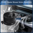 thumbnail image 2 of Conjunto de motor del ventilador HVAC Unique Bargains No.971131M000 para Kia Forte L4 2011-2013 Metal Plástico Negro 1 Pc, 2 of 6