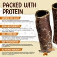 thumbnail image 4 of The Treat Shack 6-in Whole Beef Trachea Tube Wrapped with Gullet Crunchy Duo Natural Dog Chew Treats, 3CT, 4 of 8