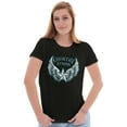 thumbnail image 3 of Country Strong Cute Angels Wings Star Womens Slim Fit Graphic Tee Brisco Brands S, 3 of 5