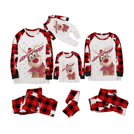 

Matching Family Pajamas Christmas Sleepwear Plaid Holiday Pjs