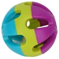thumbnail image 4 of Rattle Cat Bell Ball, Bola de Plástico para Mascota Suministra Bola de Juguete de Gato Con Bell Para Estimular la Caza Natural del Gato, 4 of 7