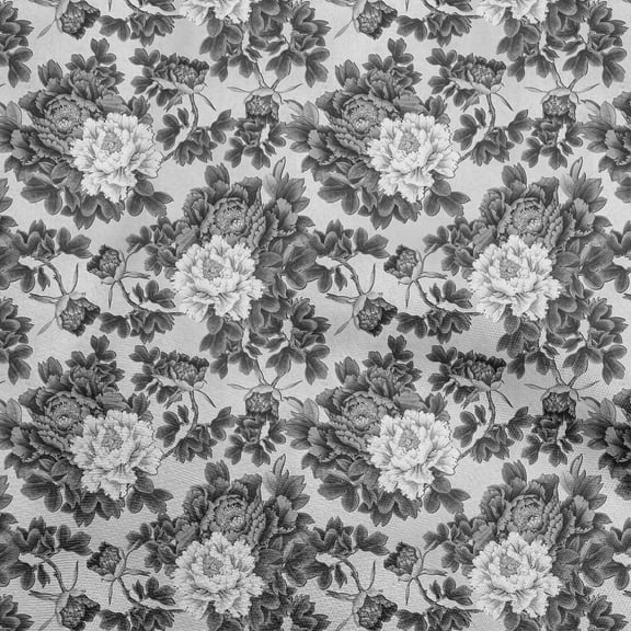 oneOone Polyester Spandex Gray Fabric Retirement Party Celebration Retired Invite Cards Retro Floral Craft Projects Decor Fabric Printed By The Yard 56 Inch Wide