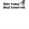thumbnail image 3 of CafePress - Ride Today T Shirt (Gray) - Light T-Shirt - CP, 3 of 4