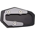thumbnail image 5 of HUGFEGWE Motorcycle CNC Kickstand Foot Enlarger Side Stand Extension Pad Support Plate for BMW R1200RT R 1250 RT 2014 2015 2016 2017 2018 (Titanium) U2537-4016, 5 of 5