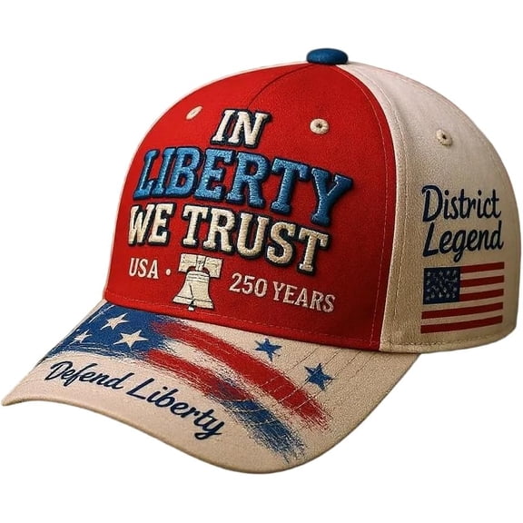 250th Anniversary USA Hat Eagle 250 Year American Anniversary Baseball Cap Adjustable Patriotic Hats