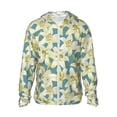 thumbnail image 2 of Lsque Lilies Flowers UPF 50+ Lightweight Sun Protection Men's Women's Long Sleeve Shirt, Hoodie Performance -Large, 2 of 9