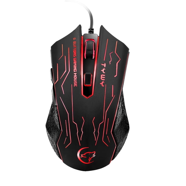 Amdohai G820 Wired Gaming 7 Color Backlight 6 Button LED 3200 Optical DPI Computer Gamer