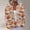 Khaki, variant on Qulqfy Fall Cardigans for Women Plus Size Buttoned Thanksgiving Autumn Graphic Shirts Women Turkey Tops 2XL