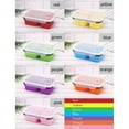 thumbnail image 4 of OAVQHLG3B Lunch Box With Spoon Silicone Folding Microwave Oven Portable Lunch Box Refrigerator Storage Box Fresh Keeping Box, 4 of 4