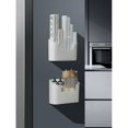 thumbnail image 2 of 2 Piece Adhesive Kitchen Cabinet Door Storage Box, 2 of 5