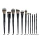thumbnail image 2 of 5/16/26 unids/set de brochas de maquillaje en polvo negro, base para esculpir en ángulo, herramientas cosméticas esenciales para la cara, sombra de ojos, brocha de maquillaje para ojos, 2 of 4