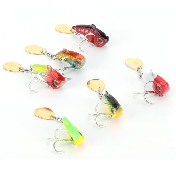 Rdeghly Minnow Sea Fishing Lure Metal Mini VIB With Spoon Trout Fishing Lure  9g Sinking Lures Rotating Tail Fishing Tackle Fishing 