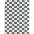thumbnail image 1 of Rug Ease Checkerboard Blue and White area rug, 1 of 9