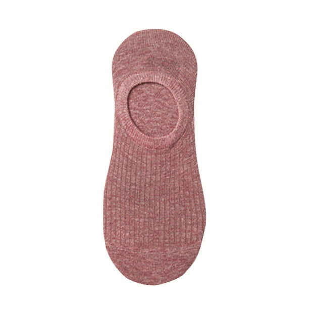 1 par de calcetines deportivos para hombre/mujer: calcetines lisos antideslizantes de silicona, tejido de poliéster, talla única