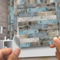 thumbnail image 1 of 20PCS Tile Stickers Stick On Kitchen Bathroom Wall Decal Decor Self-adhesive, 1 of 7