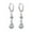 Silver, variant on VerPetridure Gorgeous Earrings Drop-Shaped Earrings Popular Wild Earring Gifts drop earrings