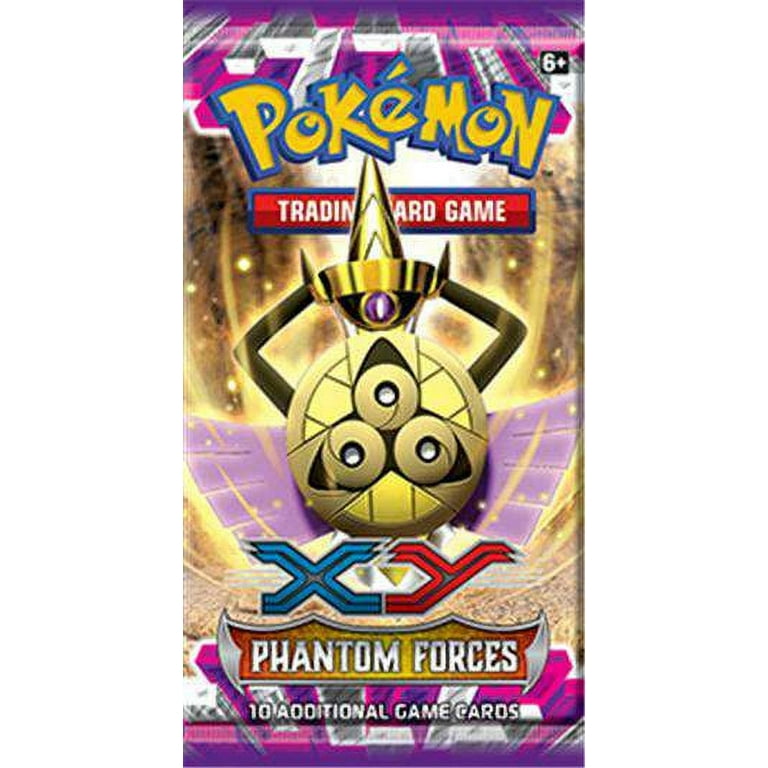 Pokemon - Phantom Forces - 3-Booster Blister Pack - Shiftry XY23 - Pikachu  Coin