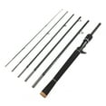 thumbnail image 3 of 6 Piece Fishing Pole Ultralight Spinning/Casting Rod Travel Fishing Rod with Storage Bag, 3 of 5