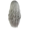 thumbnail image 2 of UTOURS Human Hair Wigs For Women Gradient Color Female Long Hair Fashion Mid-Length Curly Wig Hood, 2 of 4