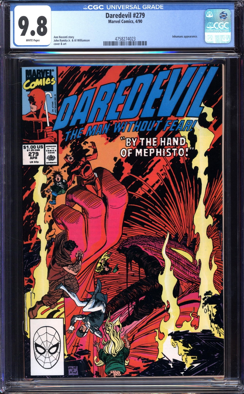 Cover of Daredevil #279