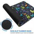 thumbnail image 6 of Long Mouse Pads for Desk,DarkGray Cartoon Dinosaurs Pattern Desk Mats on Top Of Desks, Desk Mouse Pad Extra Large with 3mm Non-Slip Base and Stitched Edge for Gaming,Office,Work,Home 35.4"x15.7", 6 of 6