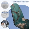 thumbnail image 4 of FOR U DESIGNS Hummingbird Butterfly Floral Print Car Seat Towel Covers Portable Washable Car Towel Seat Cover with Seat Absorption Athletic Outdoor Sport Running Towel, 2 Pack, 4 of 7