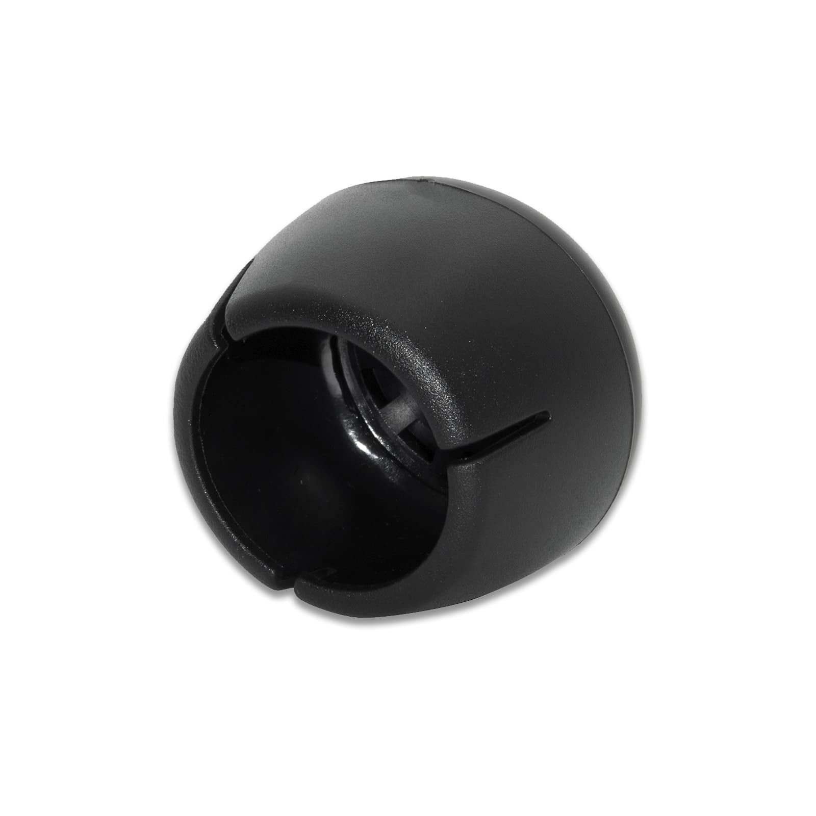 Flyshop 8PCS Round Chair Leg Caps with Felt Pads Durable PVC Protective Feet Cap Prevent Scratches Reduce Noise Felt Furniture Pads, Black Floor Protectors, 26 to 29 mm