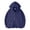 Navy, variant on Women Hoodies Zip Up Sweatshirt For Women Womens Hoodies Double Zip Hooded Cardigan For Women Casual Drop Shoulder Sweatshirt Top