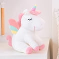 thumbnail image 2 of Peluche de unicornio de peluche de 30 cm para niñas HUOGUO, 2 of 5