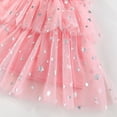 thumbnail image 5 of Zanarzt Baby Dresses Toddler Baby Girls Shiny Tutu Dress Princess Birthday Party Pageant Flower Girl Wedding Backless Dresses Red,3-4 Years, 5 of 9