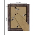 thumbnail image 4 of lote De 6 Cuadros Foto 7x5, Cadre En Bois, Marron Rustique, Adapt Pour Montage Sur Table Ou Mural, 4 of 5