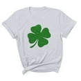 thumbnail image 2 of Ladies St Patricks Day Tops, Short Sleeve T Shirt Women, Round Neck Tee Shirts Women's Lover Love St. Patrick's Day Printed T-Shirt Crewneck Short Sleeved Blouse Tops, 2 of 7