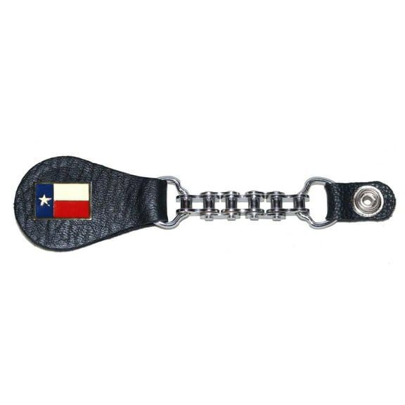 Handmade Texas Flag Bike Chain Vest Set. Made in Texas