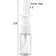 thumbnail image 5 of 3 botellas de spray nasal, botella de spray de niebla, transparente, vacío, para el cuidado de la rinitis, pulverizador directo, contenedor para aceites esenciales salinos, 0.3 fl oz, 5 of 5