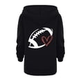 thumbnail image 5 of TAIAOJING Kids Girls Boys Bomber Jacket Zip-Up Baseball Football Heart Baby Long Sleeve Letter Printed Hoodie Zipper Up Sweatshirts Children Blouse With Pocket Lightweight Coat Windbreaker 4-5 Years, 5 of 6