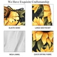 thumbnail image 4 of luoweisi Men's Beach Shorts Quick Dry Swim Trunks with Mesh Lining Sunflower L, 4 of 5