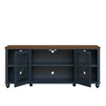 thumbnail image 3 of LIVILAND 70" Vintage TV Stand with Carved Doors for TVs Up to 80" - Navy, 3 of 7