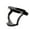 black, variant on Full-Face Transparent Protection Mask with Adjustable Buckle - Reusable and Heat-Resistant Facial Shield for Safety in Work, Out
